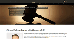 Desktop Screenshot of mdwlawfirm.com